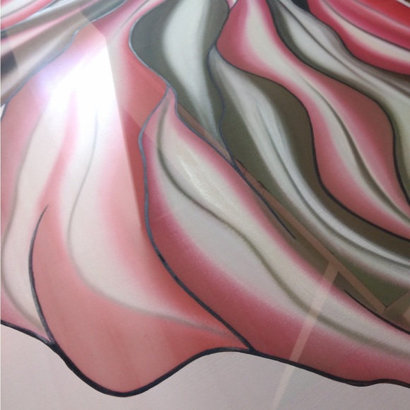 Custom made full length black/grey, red and white gown - Picture 7 of 10